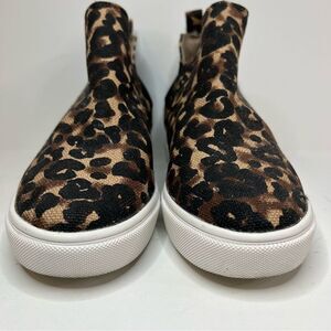 Steve Madden Crushin Leopard Slip-on Sneaker Internal Wedge